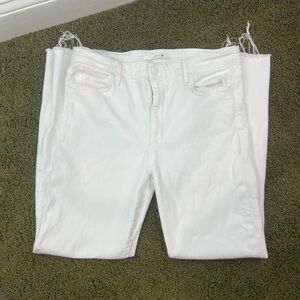 Joe’s Jeans White Ankle Cropped Jeans